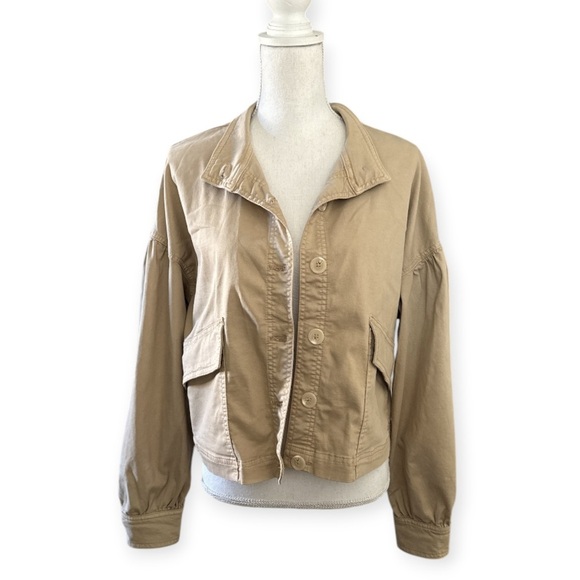 Utility Jacket in Tan Jacket Size Medium - Picture 1 of 8